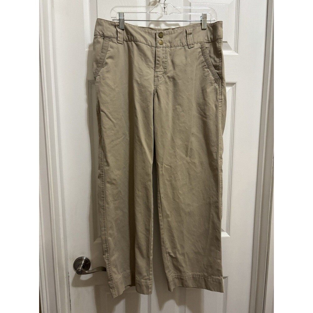 Mossissue Women's Bootcut Tan Pants; Size 10